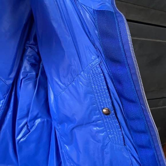 Ralph Lauren RLX Down Puffer Coat in Electric Blue, Size Medium - Picture 10 of 16